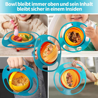 Baby Gyro Schüssel mit sicheren Auslaufschutz