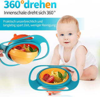 Baby Gyro Schüssel mit sicheren Auslaufschutz